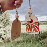 Wooden Air Freshener/Hanging Decoration