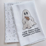 Bronte Boo Pattern Plush Towel