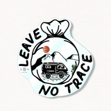 Leave No Trace Clear Sticker