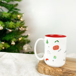 A Sketchy Christmas Personalised Mug - 15oz - Birdie Barn