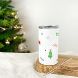 A Sketchy Christmas Personalised Tumbler - Birdie Barn