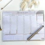 A4 Weekly Planner Notepad - Birdie Barn