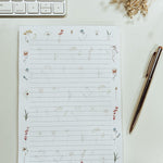 A5 Pressed Flowers Notepad - Birdie Barn