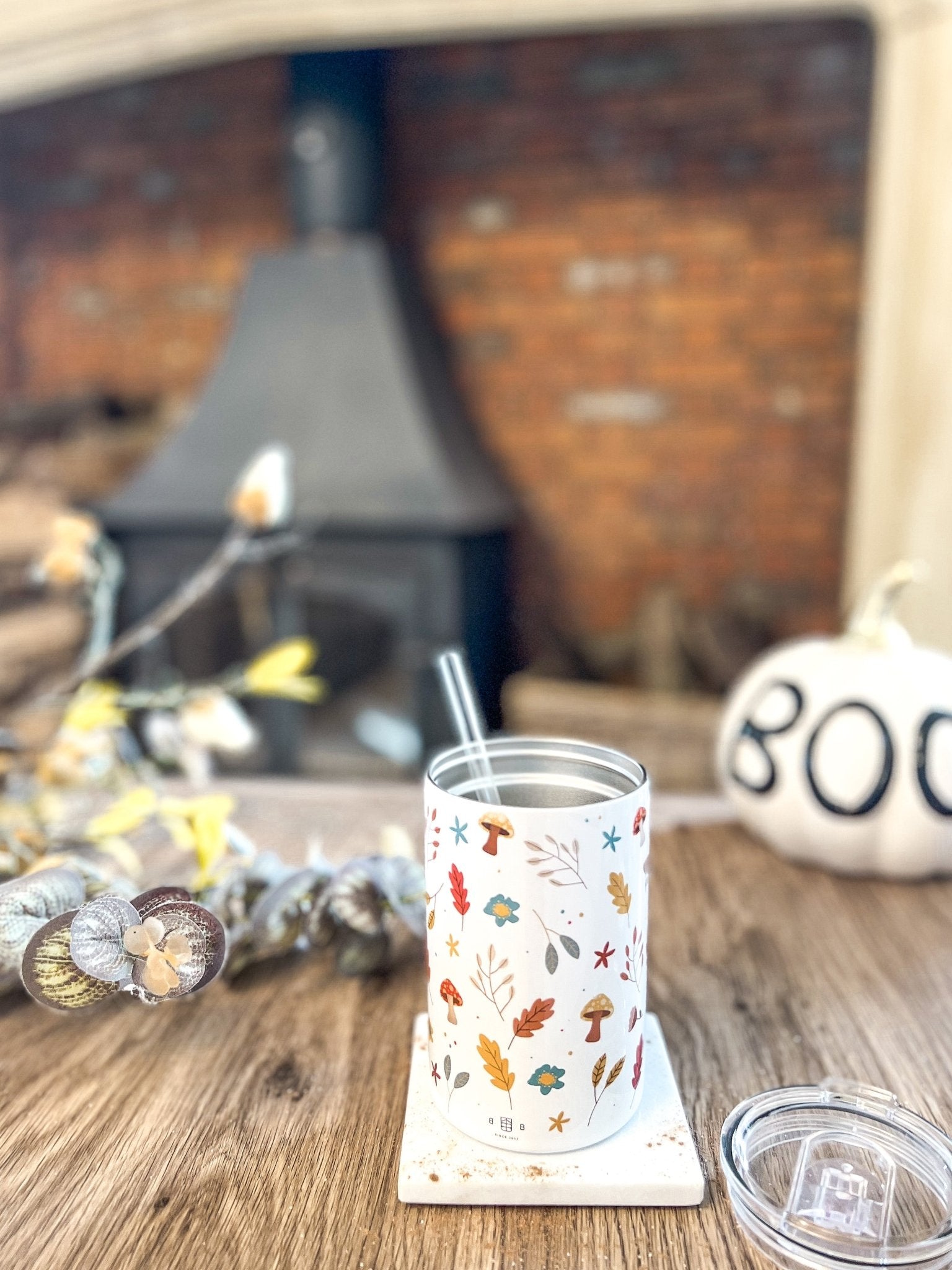 Autumn Stroll 12oz Tumbler - Birdie Barn