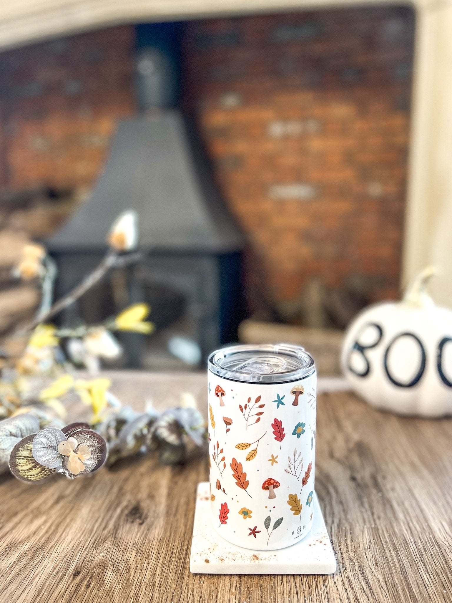 Autumn Stroll 12oz Tumbler - Birdie Barn