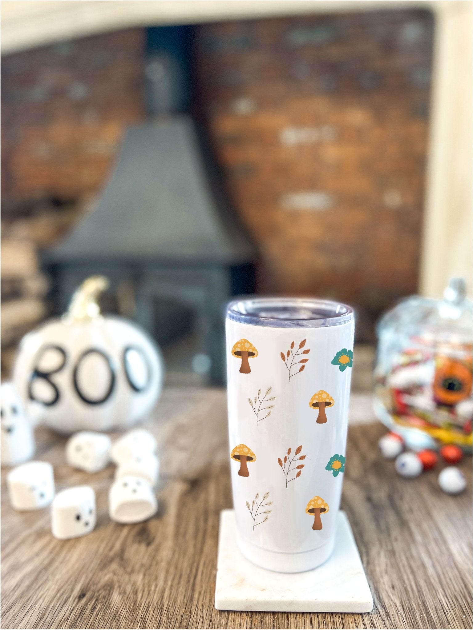 Autumn Stroll 20oz or 30oz Tumbler - Birdie Barn