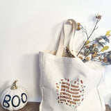 Autumn Stroll Linen Effect Tote - Birdie Barn