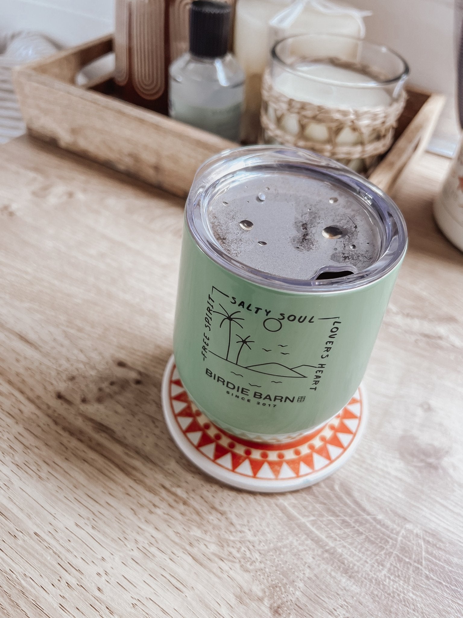 Birdie Barn Graphic 12oz Coloured Tumbler - Birdie Barn