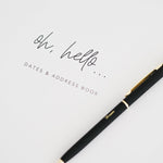 Black 'Dream' Soft Touch Pen - Birdie Barn