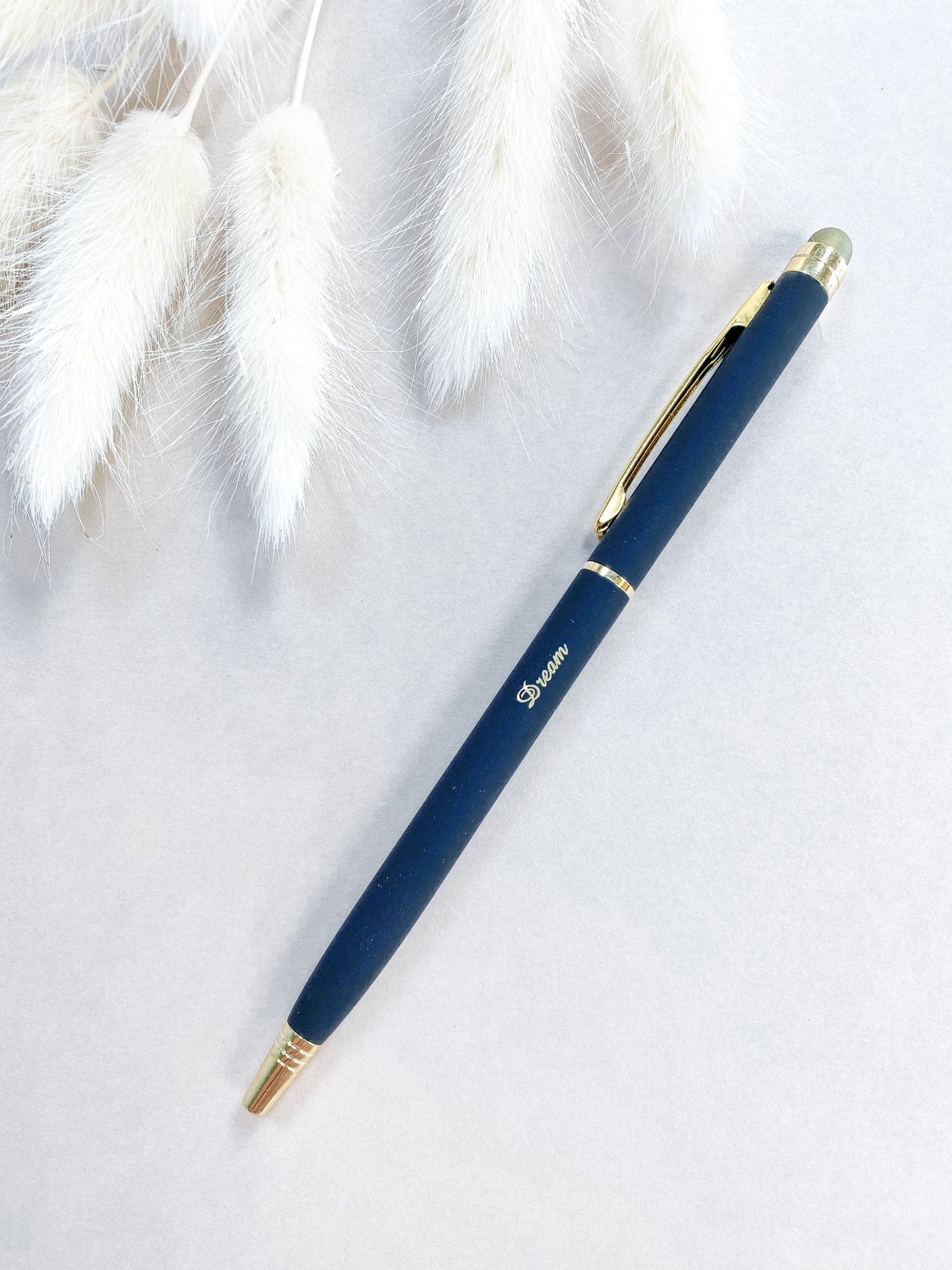 Black 'Dream' Soft Touch Pen - Birdie Barn