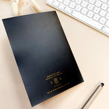 Black Quote Foiled Notebook - Birdie Barn