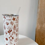 Bohemian Summer Straight Tumbler - Birdie Barn