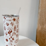 Bohemian Summer Straight Tumbler - Birdie Barn