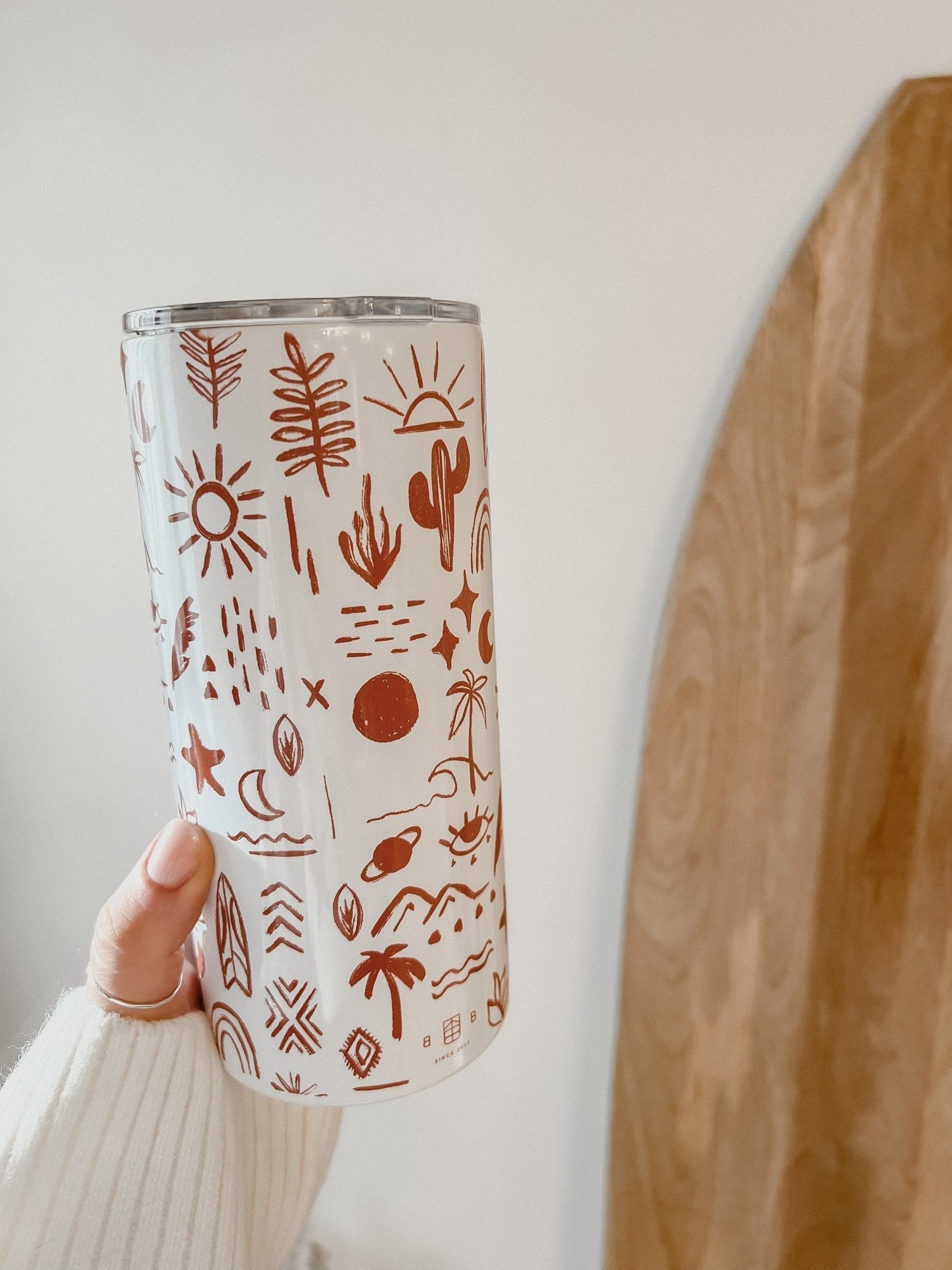 Bohemian Summer Straight Tumbler - Birdie Barn