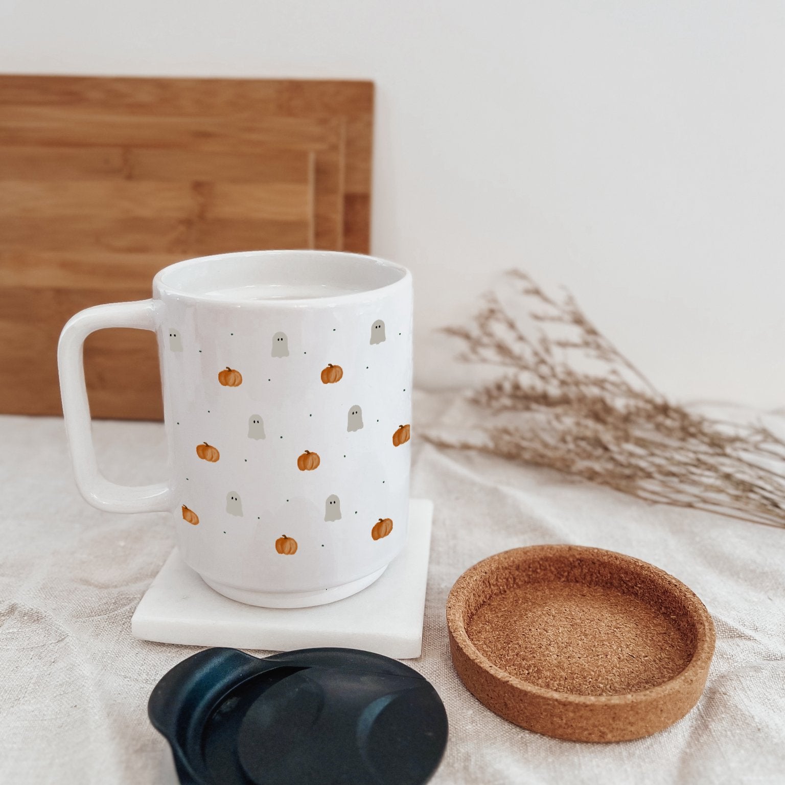 Boopkins Ceramic Travel Mug & Coaster - Birdie Barn