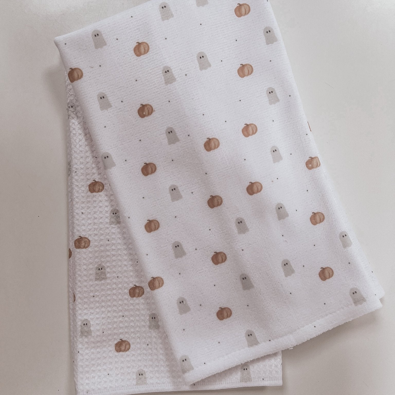 Boopkins Waffle Tea Towel - Birdie Barn