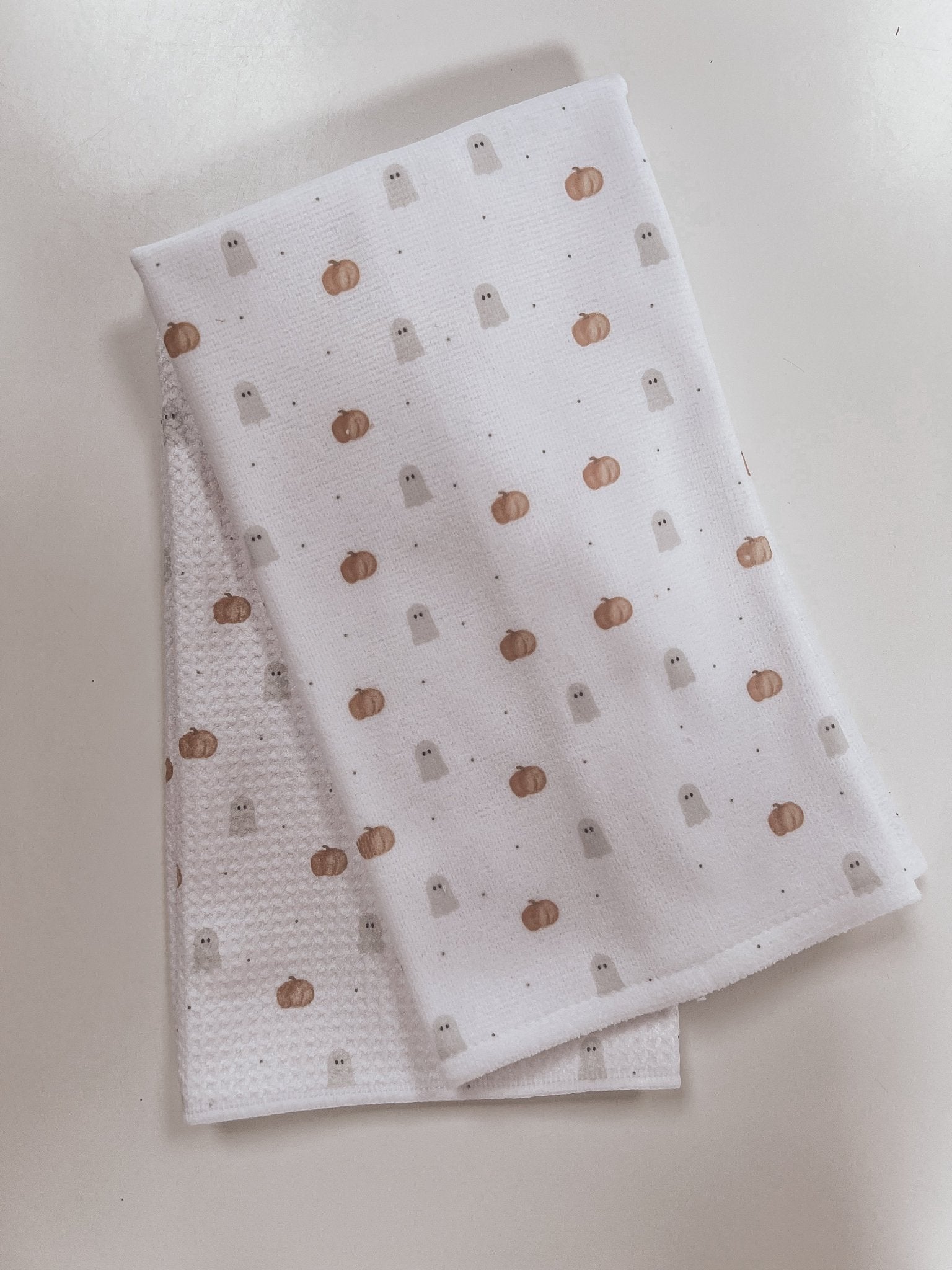 Boopkins Waffle Tea Towel - Birdie Barn