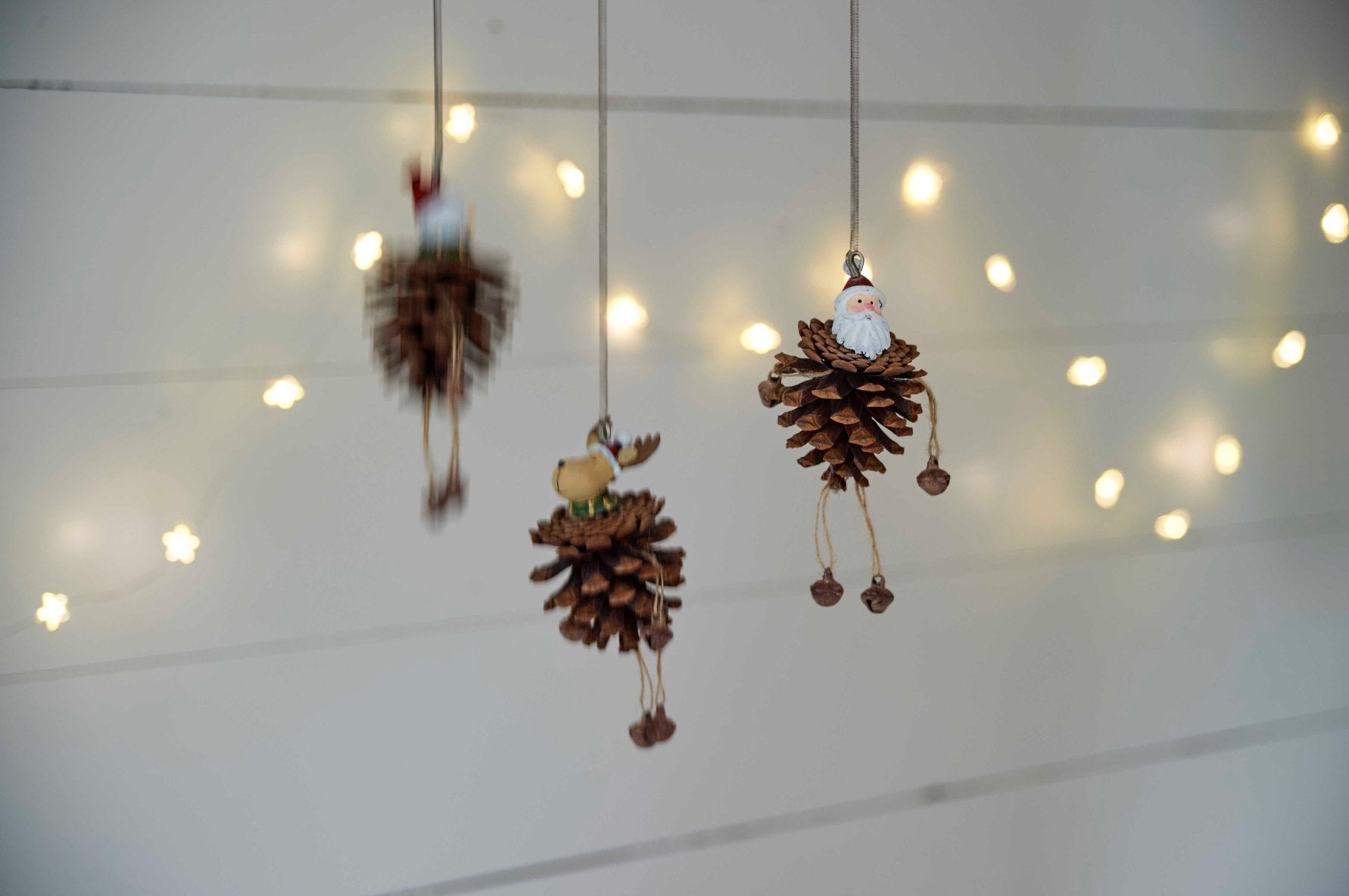 Bouncy Pine Cone Christmas Characters - Birdie Barn