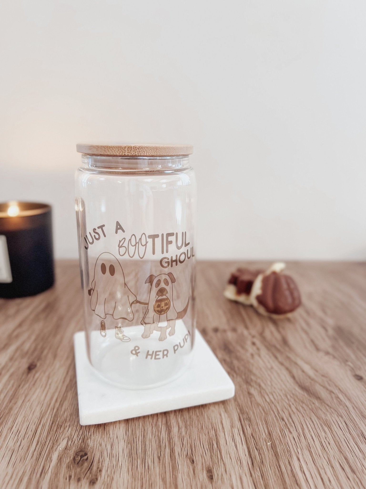 Bronte Boo Glass Tumbler - Birdie Barn