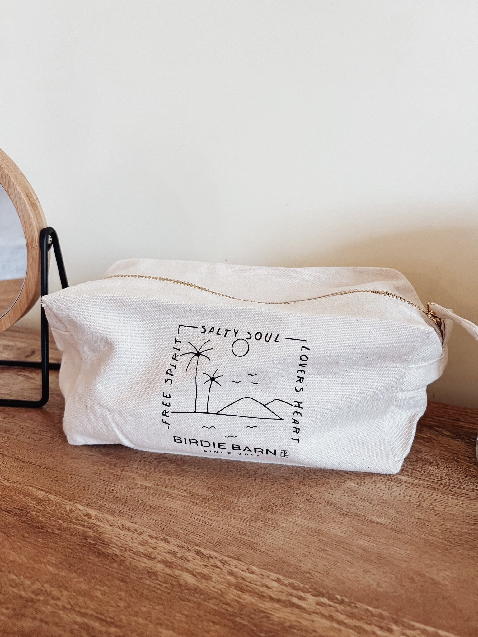 Canvas Wash Bag - Birdie Barn