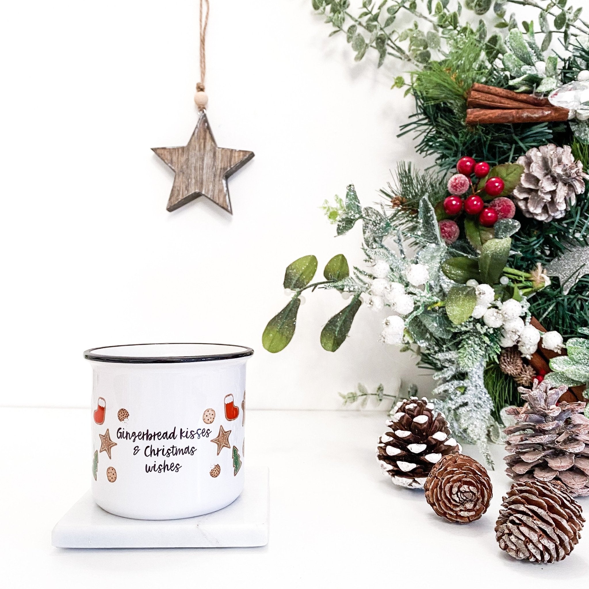 Christmas Cookie Personalised Mug - 8oz Black - Birdie Barn