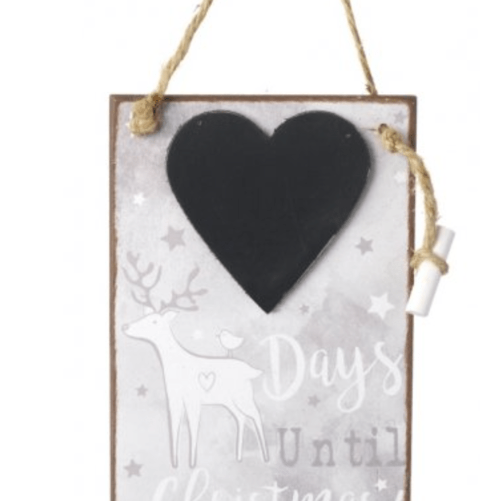 Christmas Countdown Chalkboard - Birdie Barn