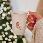 Christmas Robin Bone China Mug - Birdie Barn