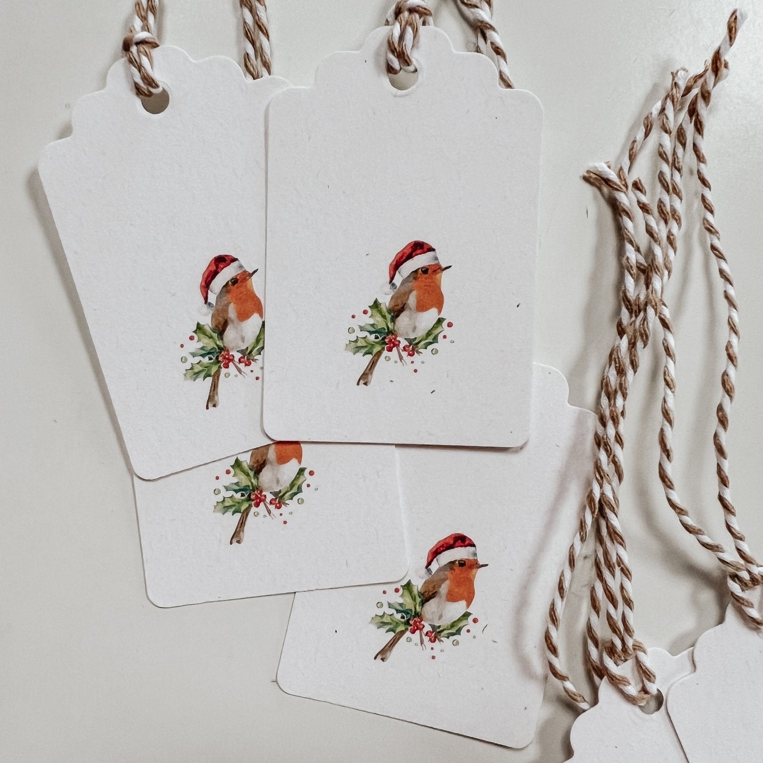 Christmas Robin ECO Gift Tags - Birdie Barn