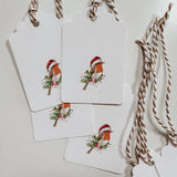 Christmas Robin ECO Gift Tags - Birdie Barn
