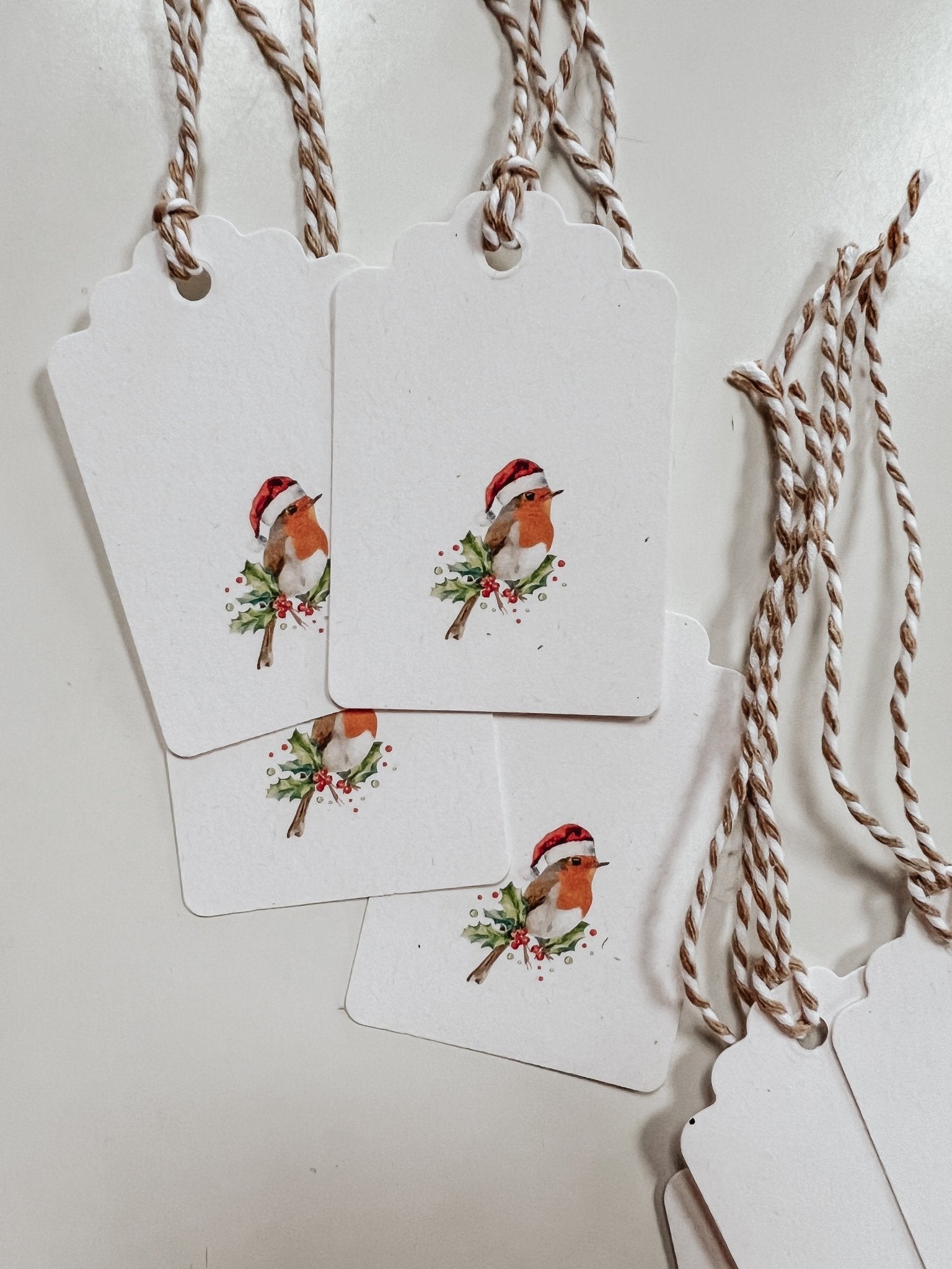 Christmas Robin ECO Gift Tags - Birdie Barn
