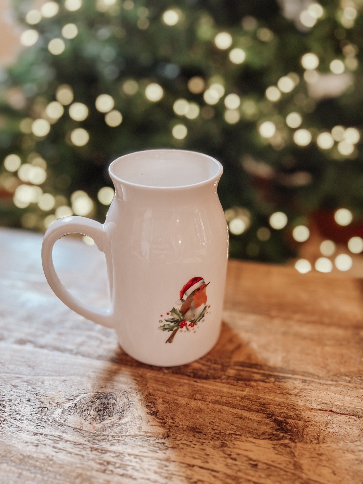 Christmas Robin Jug - Birdie Barn