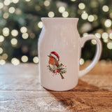 Christmas Robin Jug - Birdie Barn