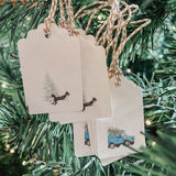 Countryside Christmas ECO Gift Tags - Birdie Barn