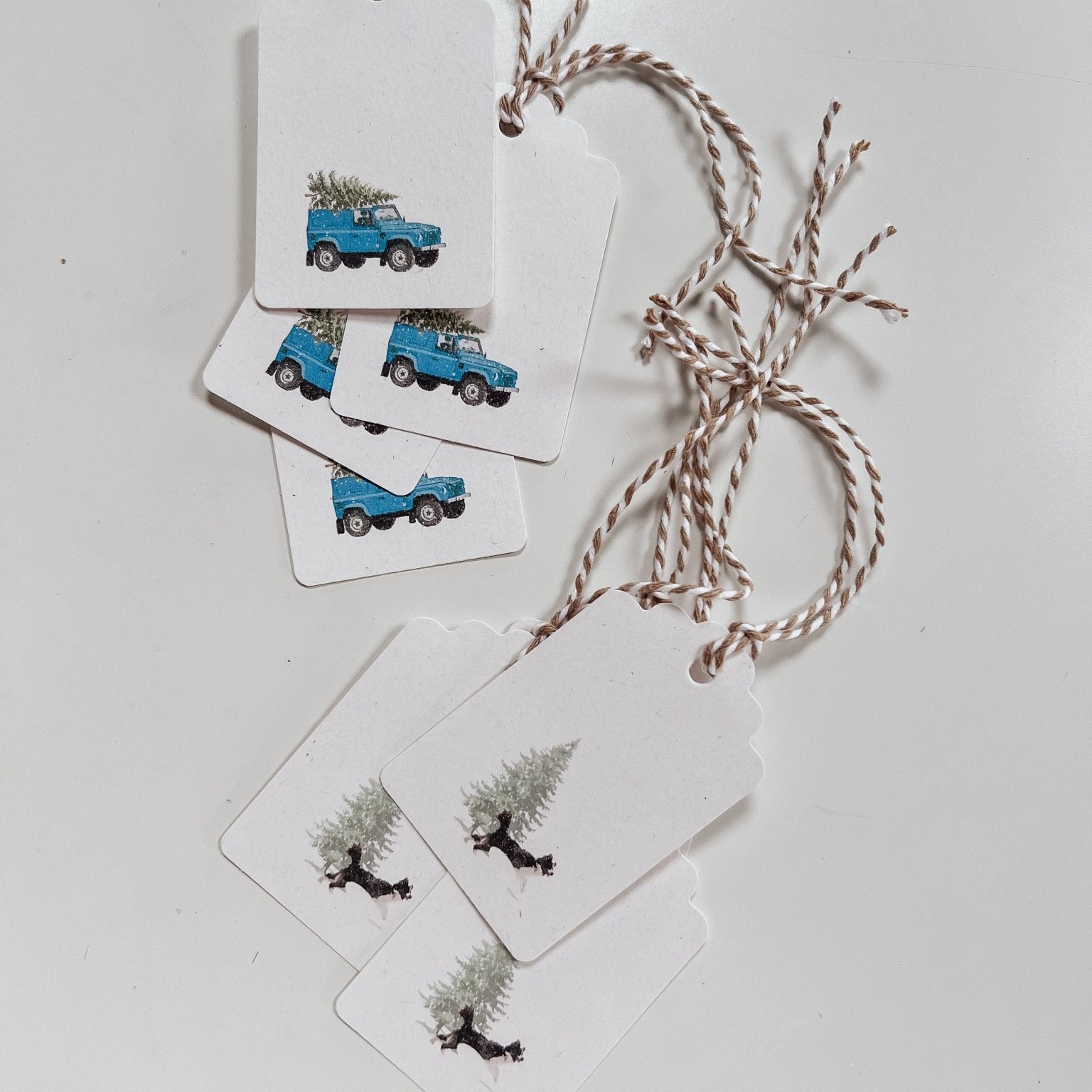 Countryside Christmas ECO Gift Tags - Birdie Barn