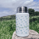 Flower Journey Food Flask - Blue - Birdie Barn