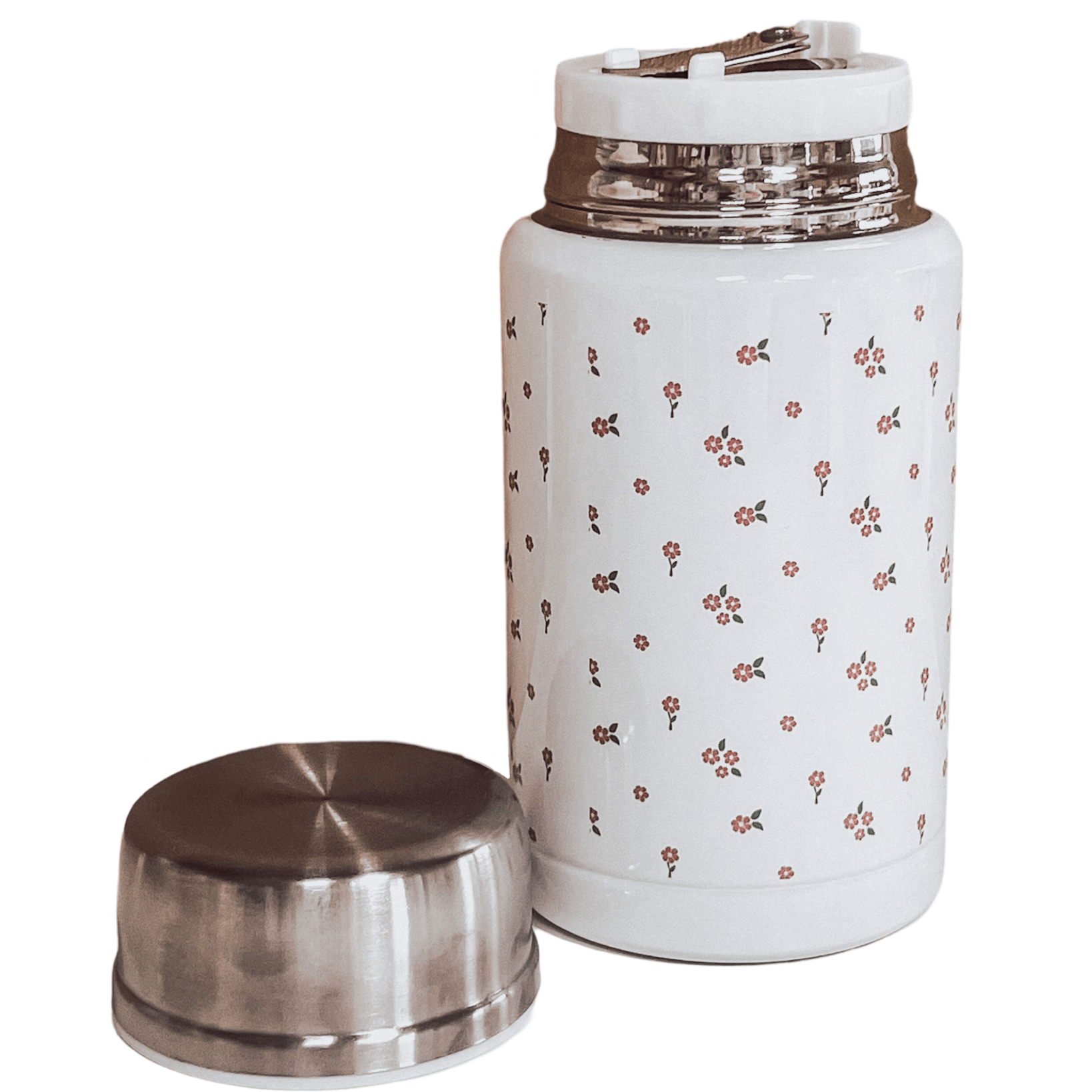 Flower Journey Food Flask - Orange - Birdie Barn