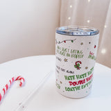 Funny Christmas Quotes 12oz Tumbler - Birdie Barn