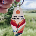 Hike More Worry Less Acrylic Keychain - Birdie Barn