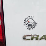 Leave No Trace Clear Sticker - Birdie Barn