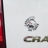 Leave No Trace Clear Sticker - Birdie Barn