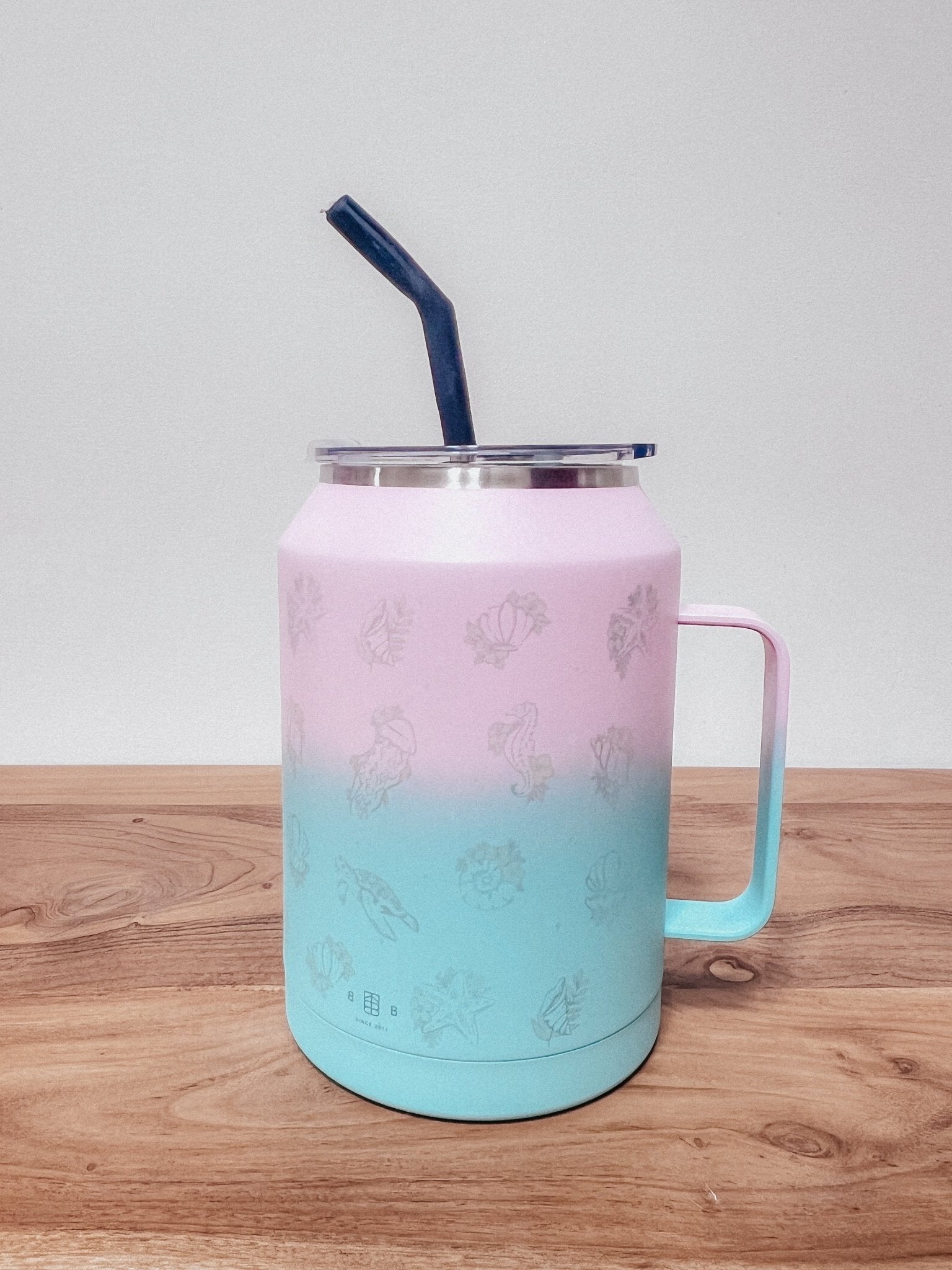 Mermaid Gardens 50oz Ombré Tumbler - Birdie Barn