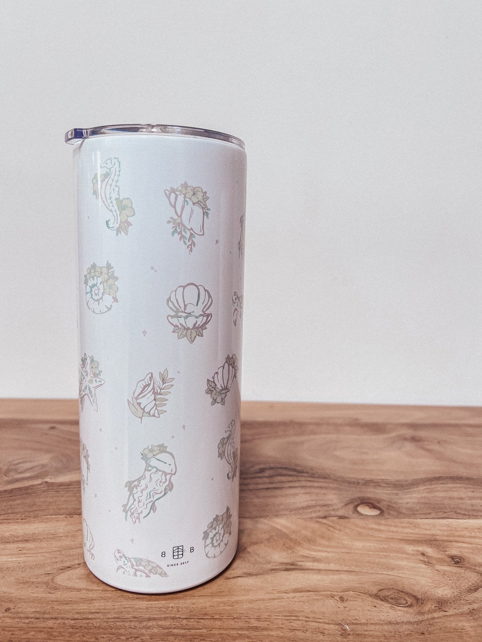 Mermaids Garden Straight Tumbler - Birdie Barn