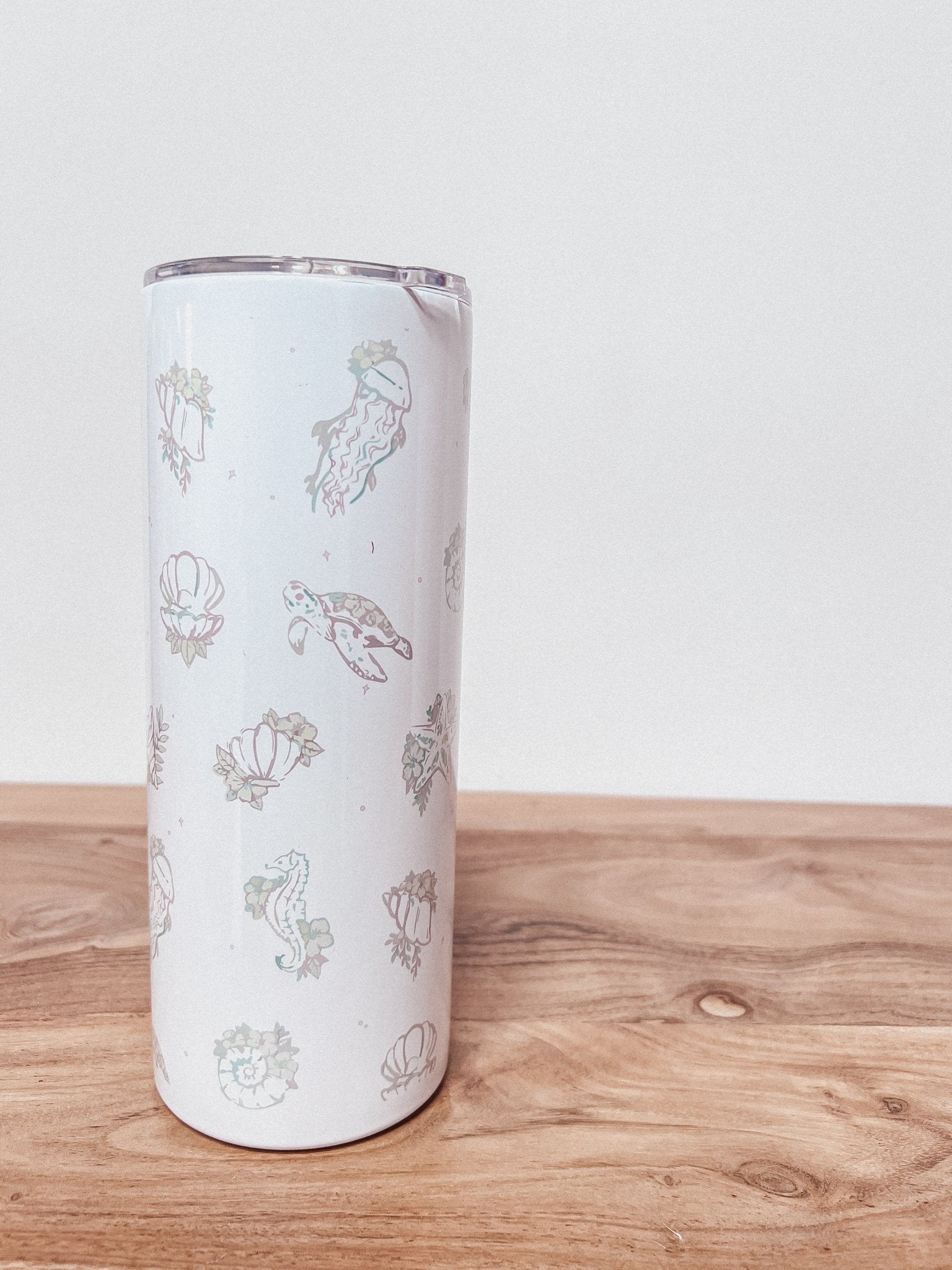 Mermaids Garden Straight Tumbler - Birdie Barn