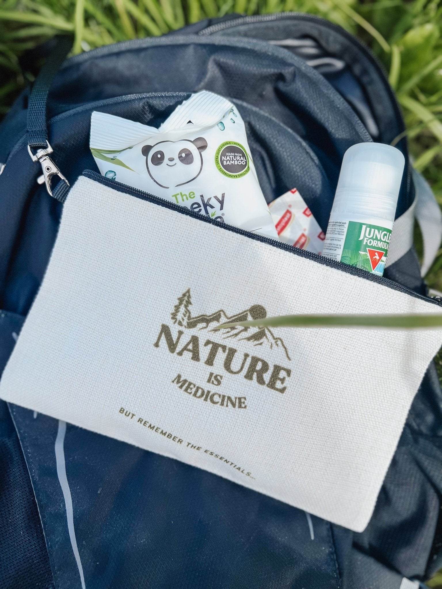 Nature is Medicine Essentials Linen Pouch - Birdie Barn