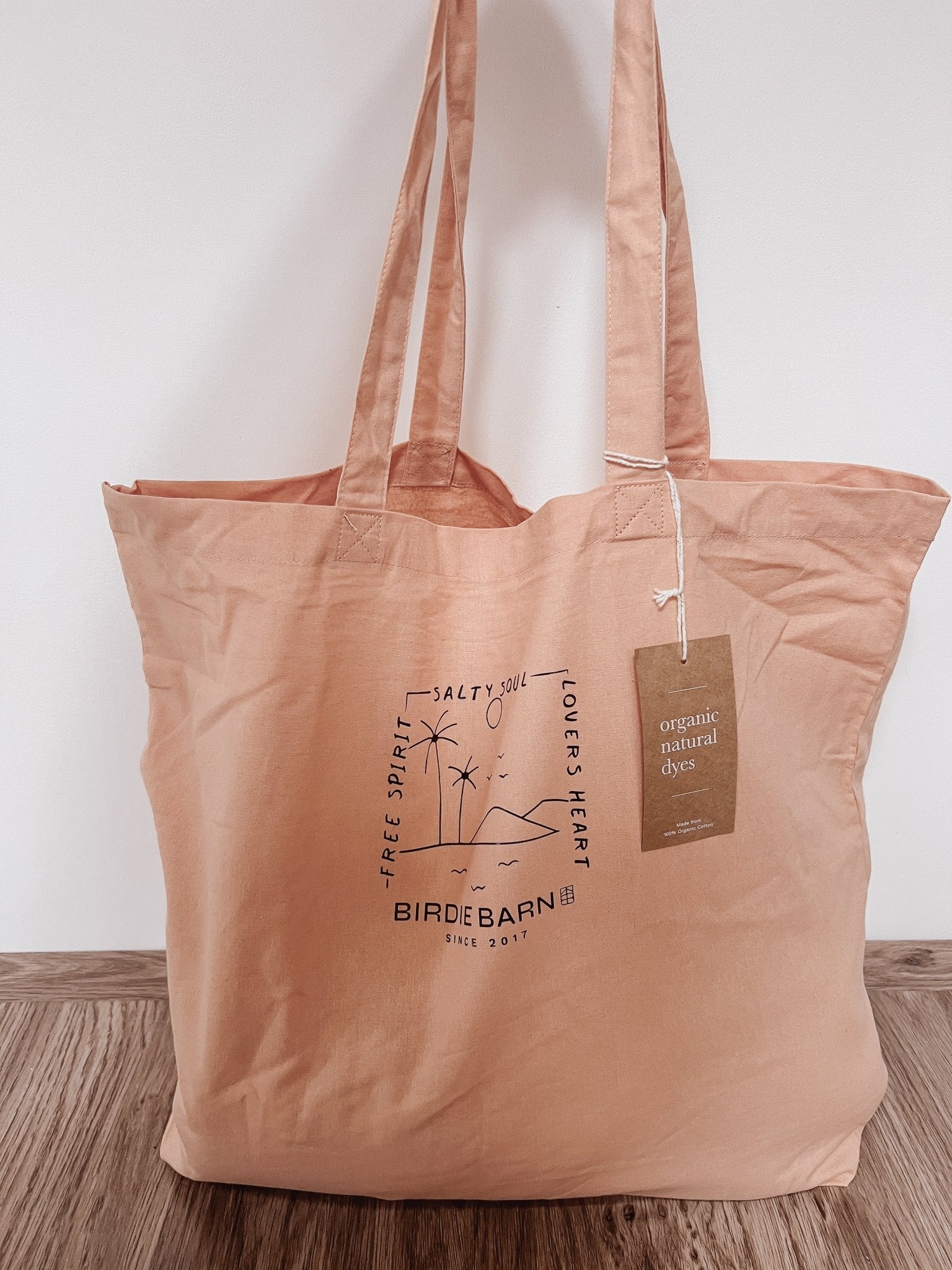 Organic Cotton Naturally Dyed Tote Bag - Deadstock - Birdie Barn