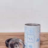 Santorini 12oz Tumbler - Birdie Barn