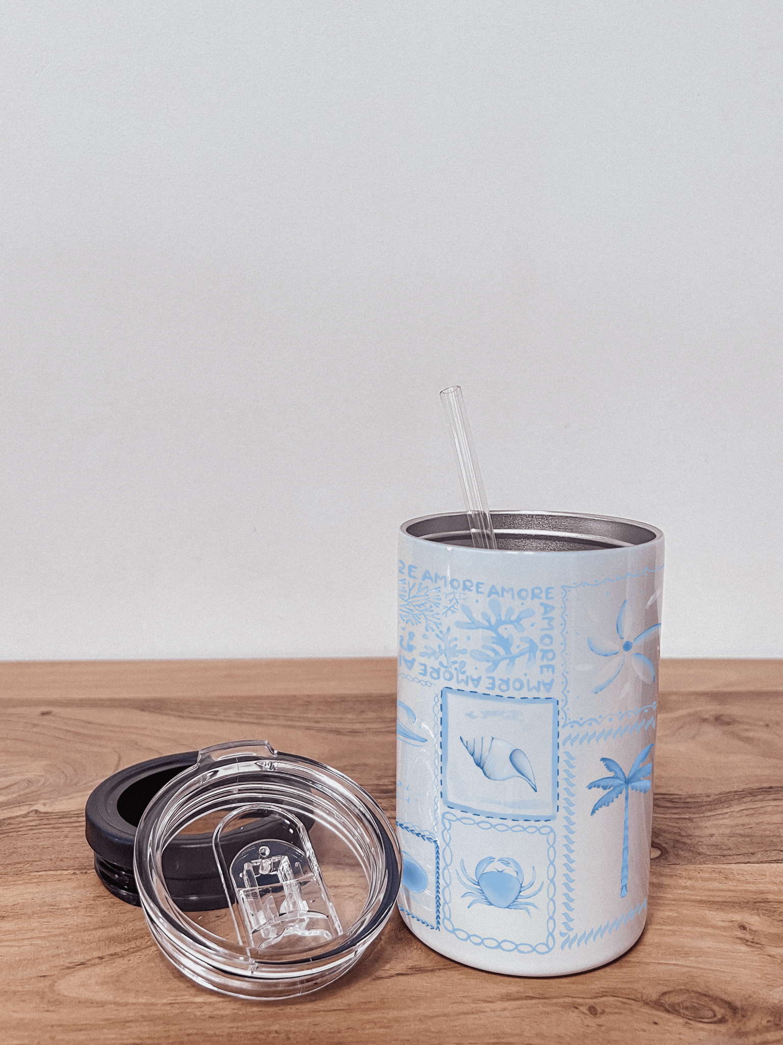 Santorini 12oz Tumbler - Birdie Barn