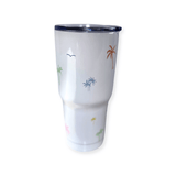 Sketchy Palms 30oz Tumbler - Personalised: ABBEY - Birdie Barn