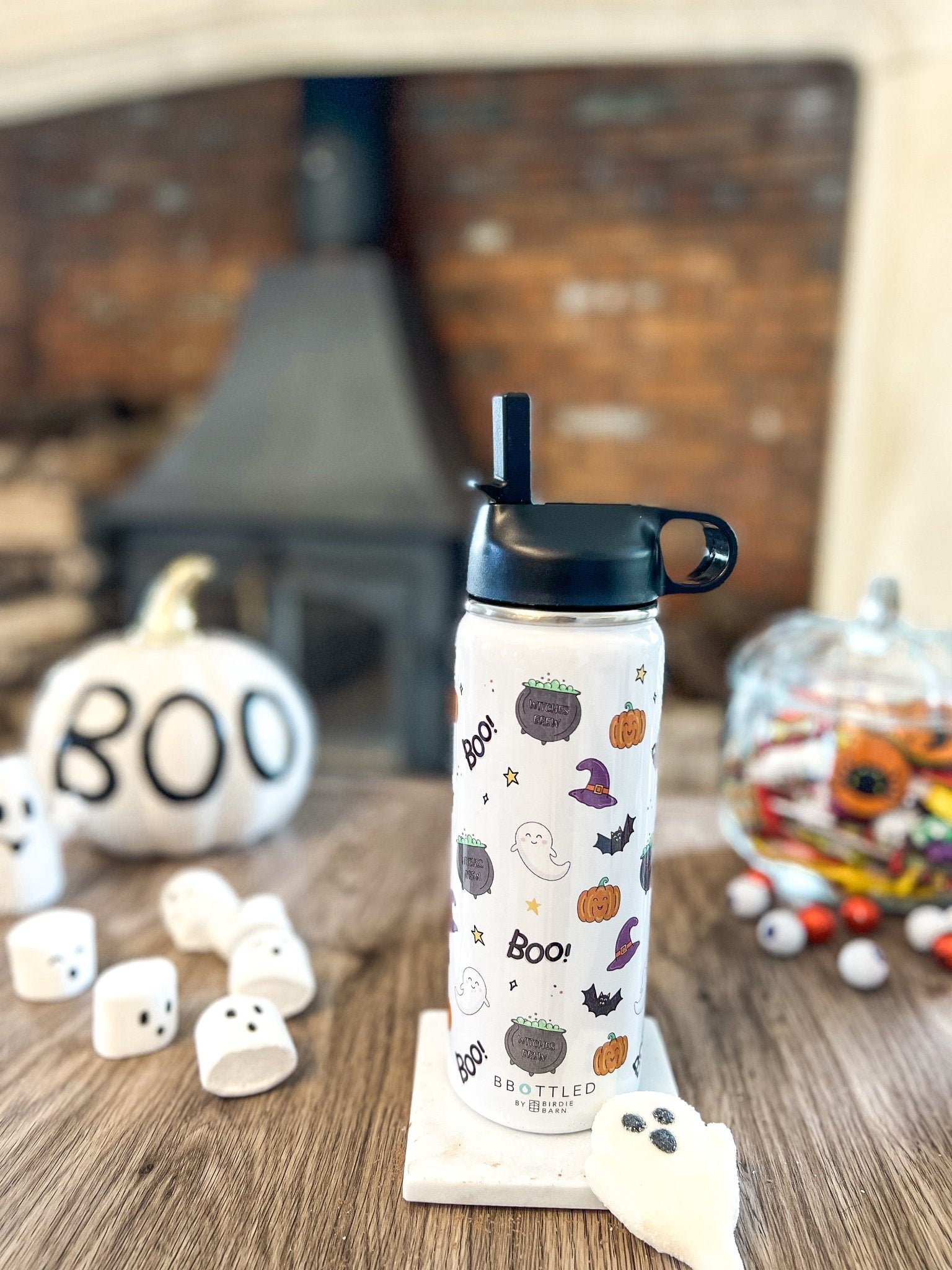 Trick or Treat Halloween BBottle - CLEARANCE - Birdie Barn