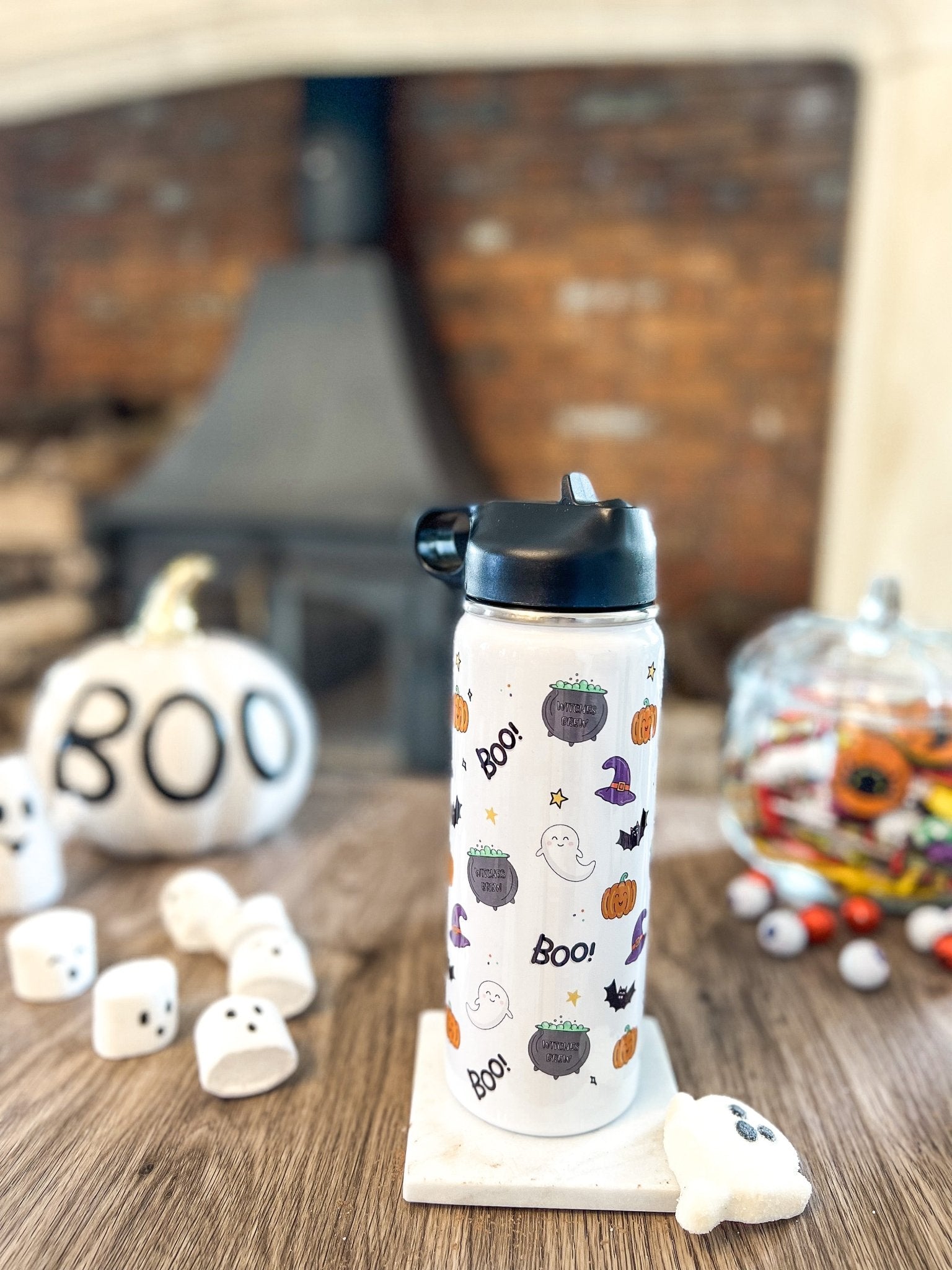 Trick or Treat Halloween BBottle - CLEARANCE - Birdie Barn